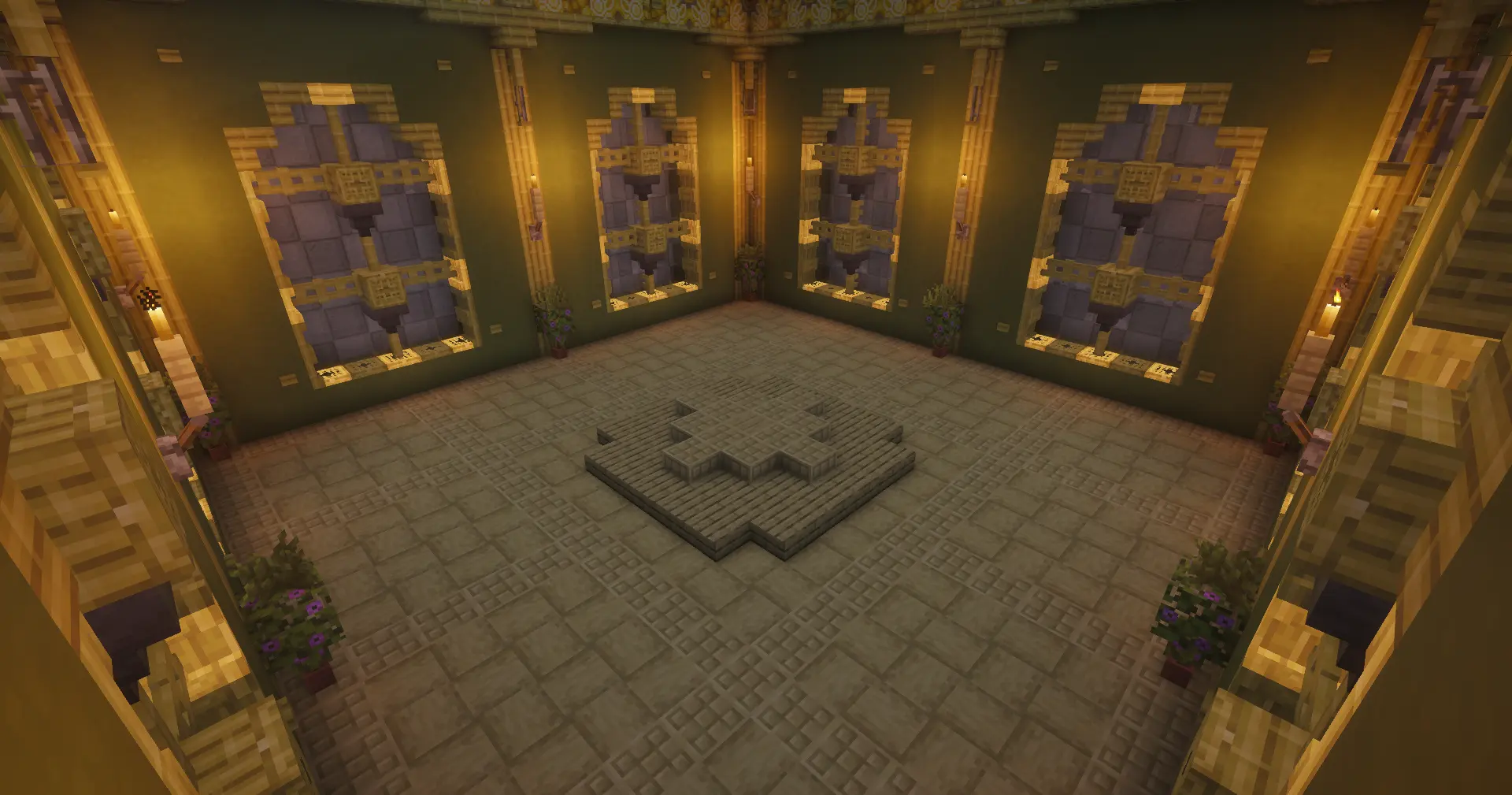 Grand Green Lobby Minecraft Map