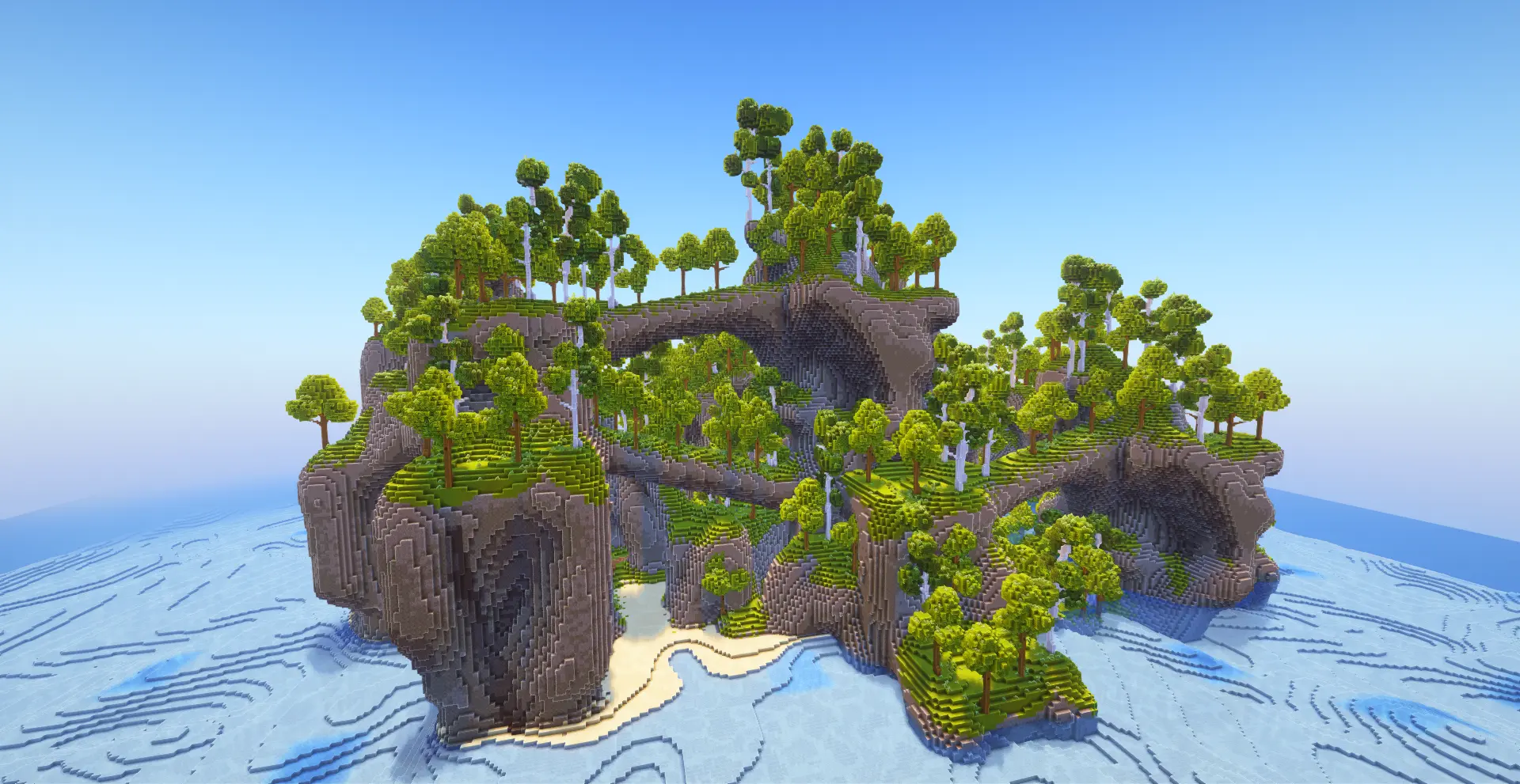 Lush Forest Island Builds Terrain screenshot 3