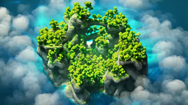 Lush Forest Island