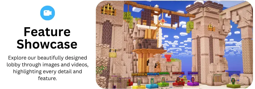A fully configured and optimized lobby setup including custom GUIs, NPCs, server selectors, pl...png