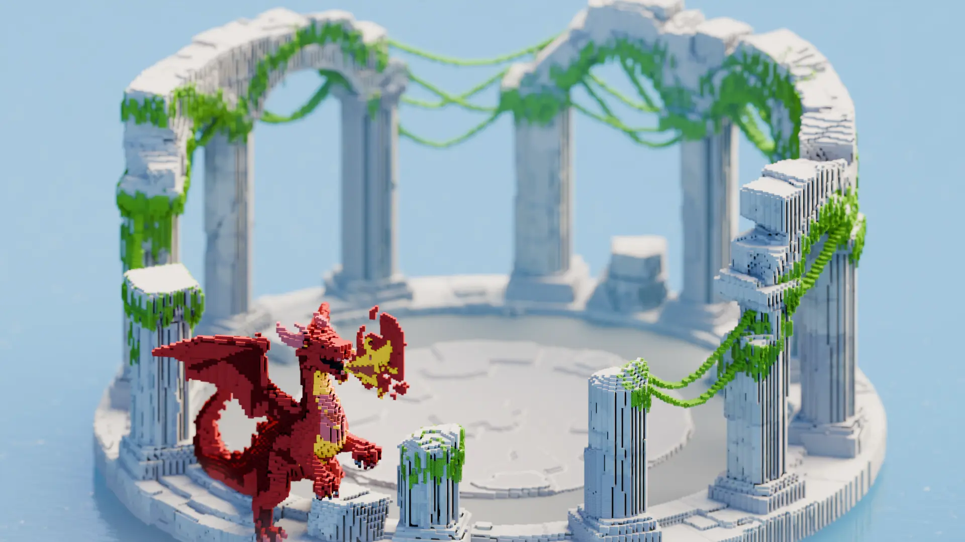 Arena Pack x2 | 200x200 | Dragons ruins Builds Arena screenshot 1