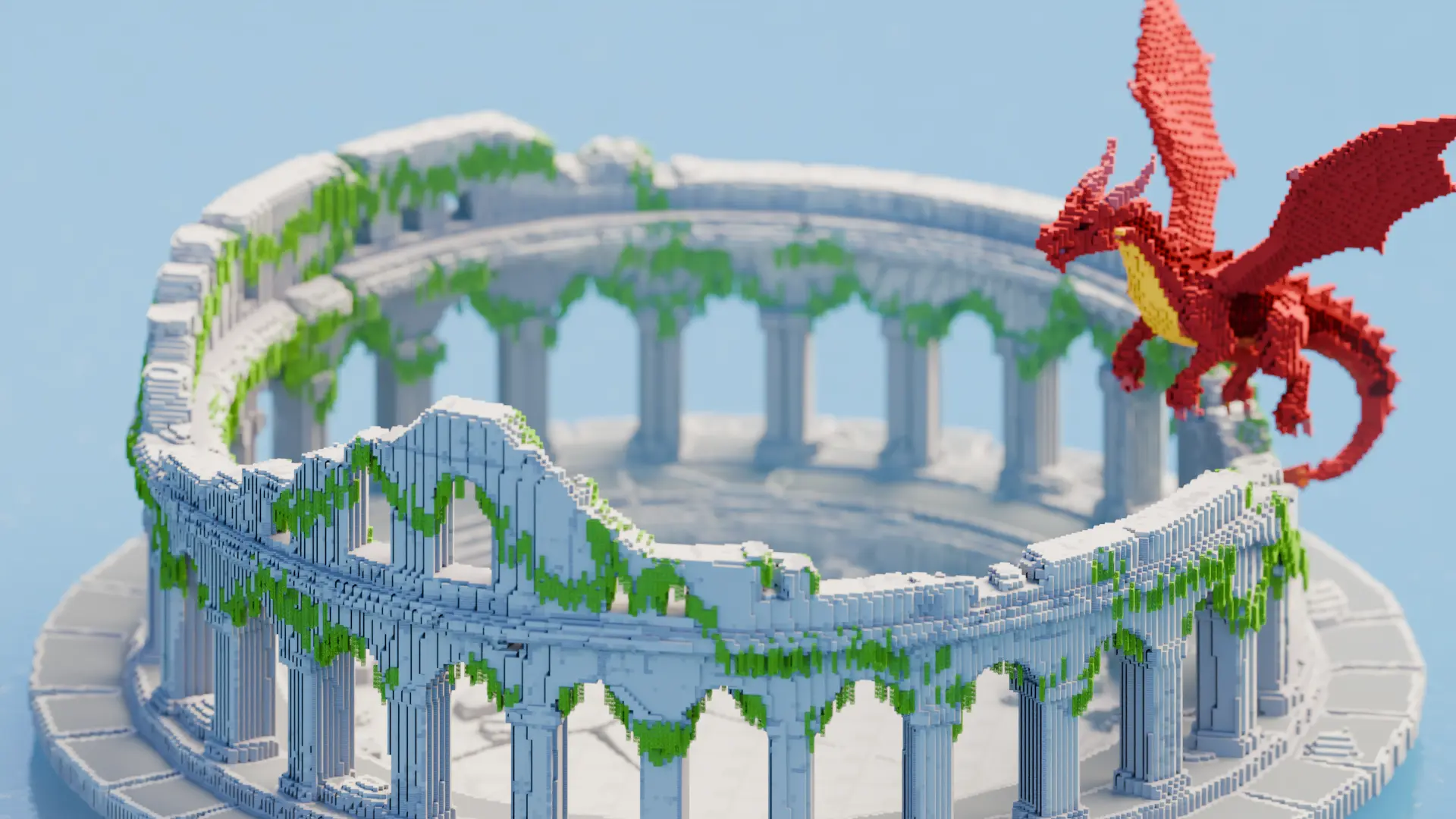 Arena Pack x2 | 200x200 | Dragons ruins Builds Arena screenshot 2