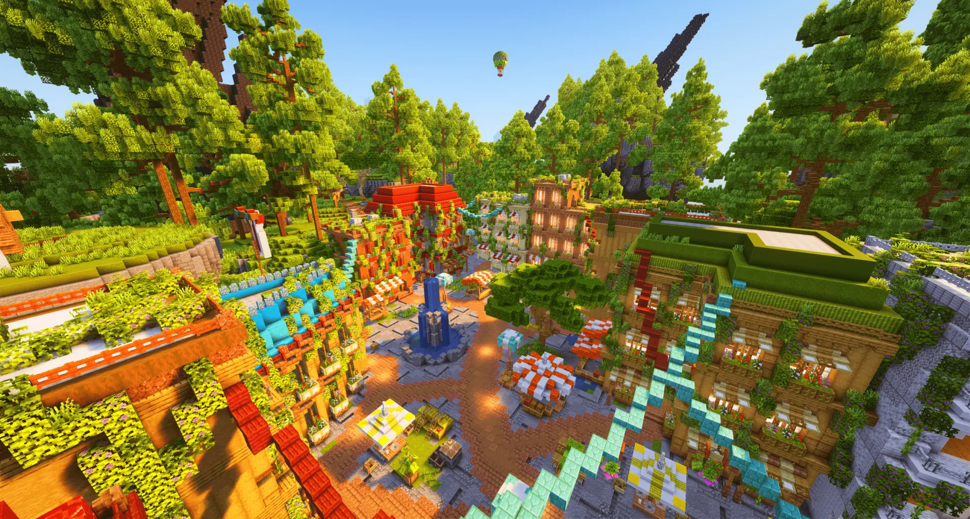 SkyRoot Spawn| 1kx1k Builds Lobby/Hub screenshot 4