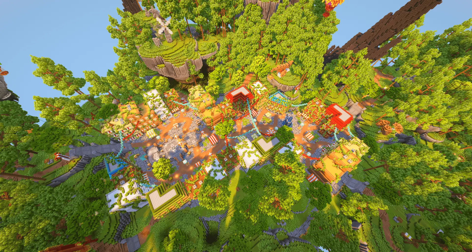 SkyRoot Spawn| 1kx1k Builds Lobby/Hub screenshot 6