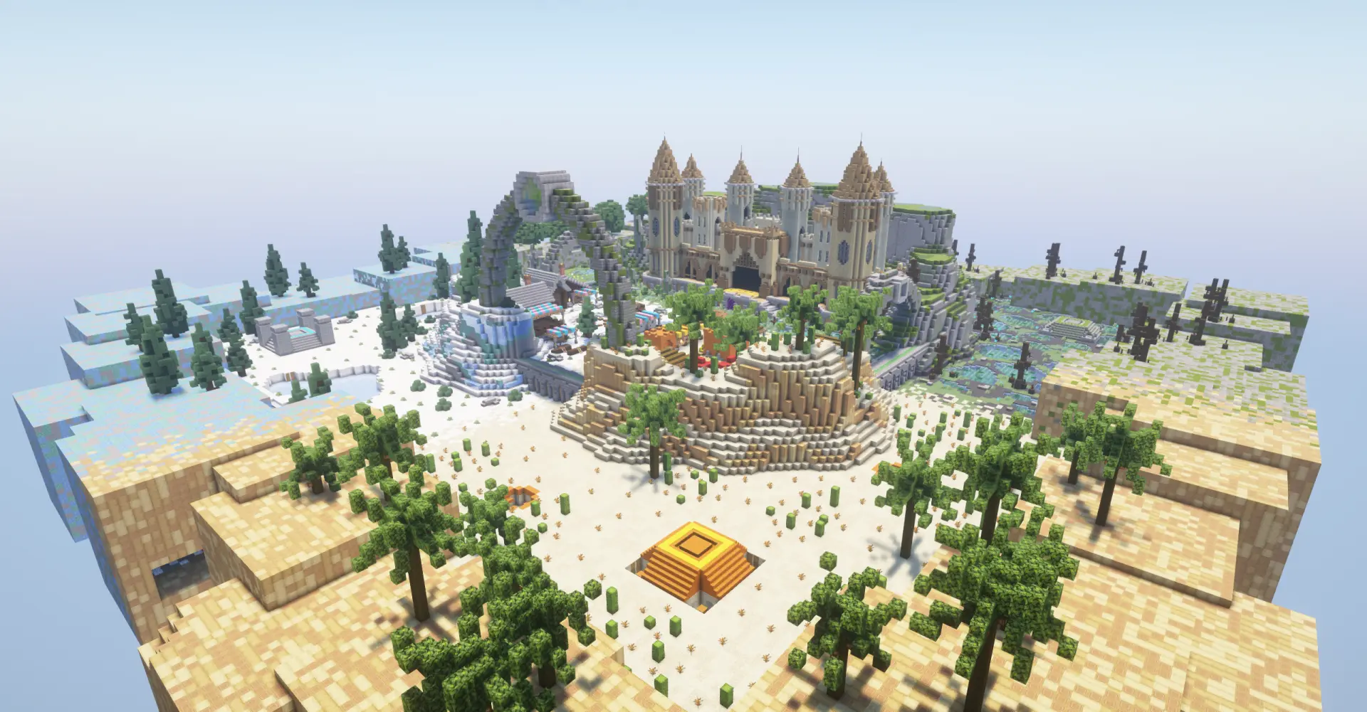 Four Seasons Spawn | Multi-Biome Builds Spawn screenshot 5
