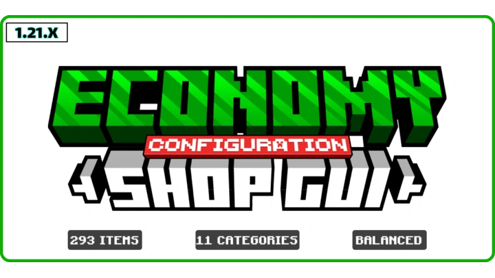 EconomyShopGui | Configuration