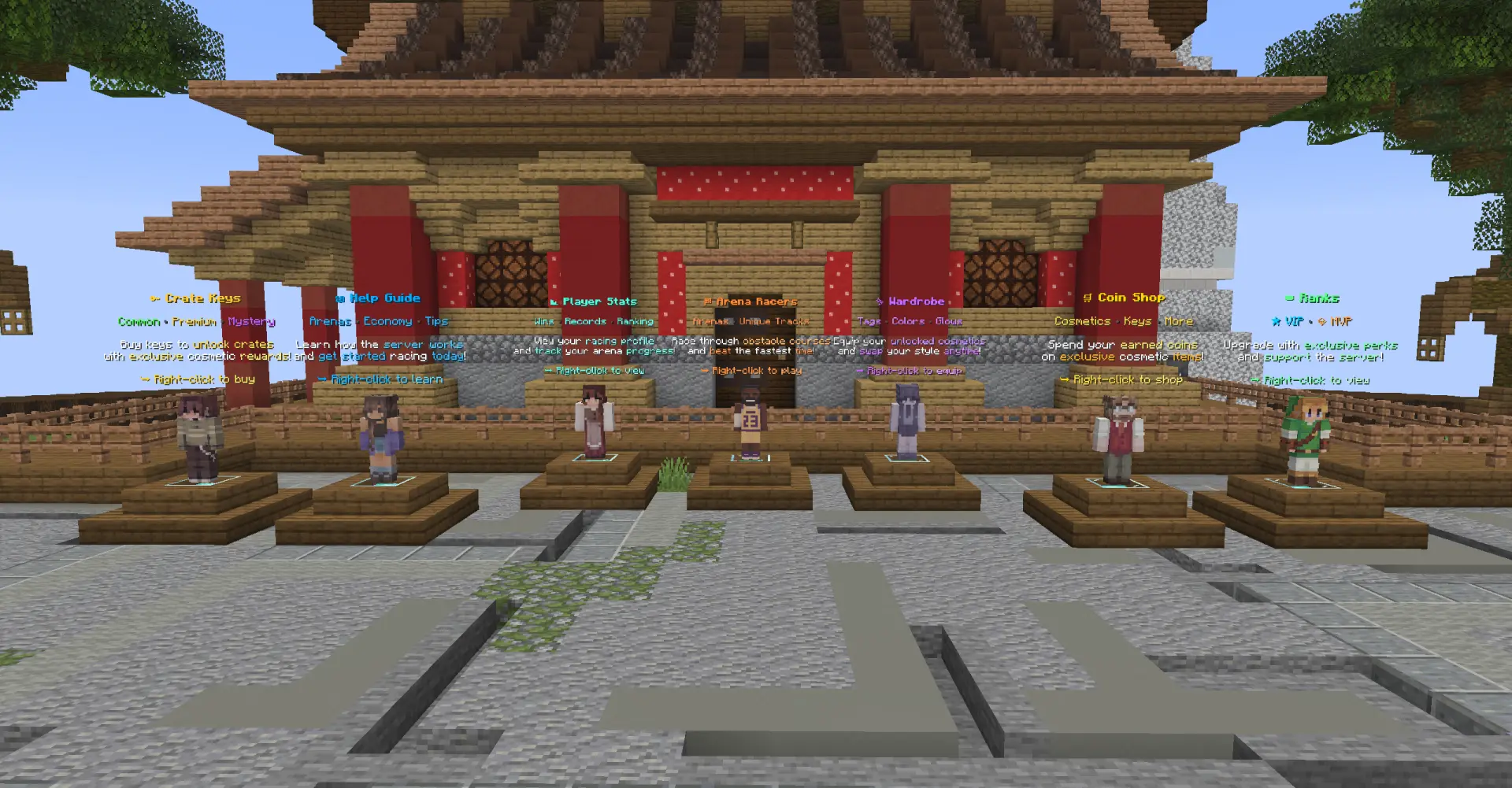 Arena Racers Setup - Modern Series Server setups Minigame screenshot 1