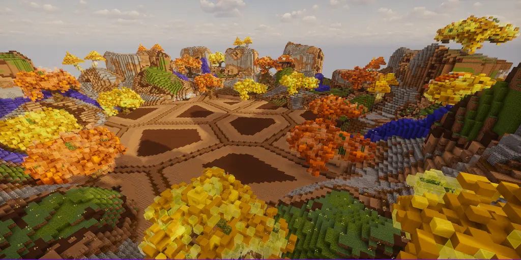 Autumnfall | Minecraft PvP Arena Builds Arena screenshot 1