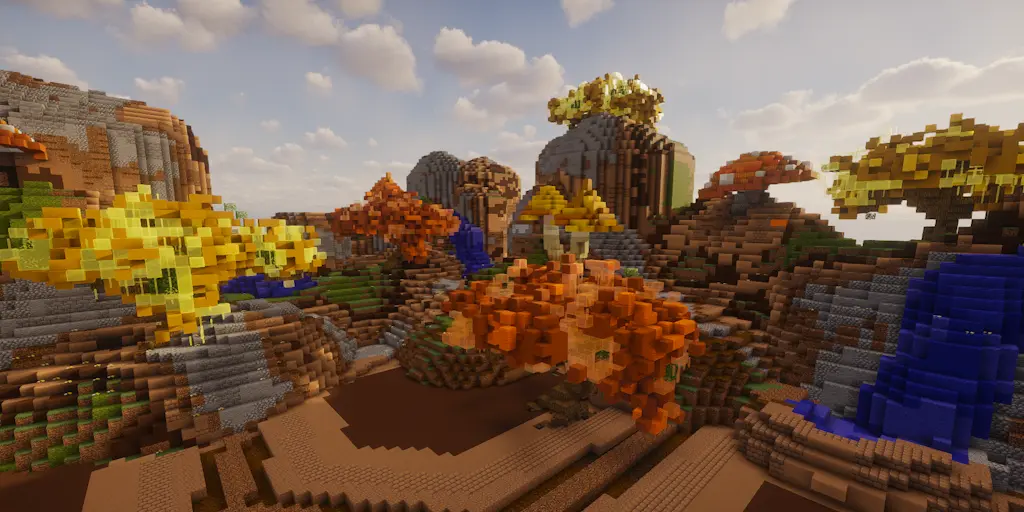 Autumnfall | Minecraft PvP Arena Builds Arena screenshot 3