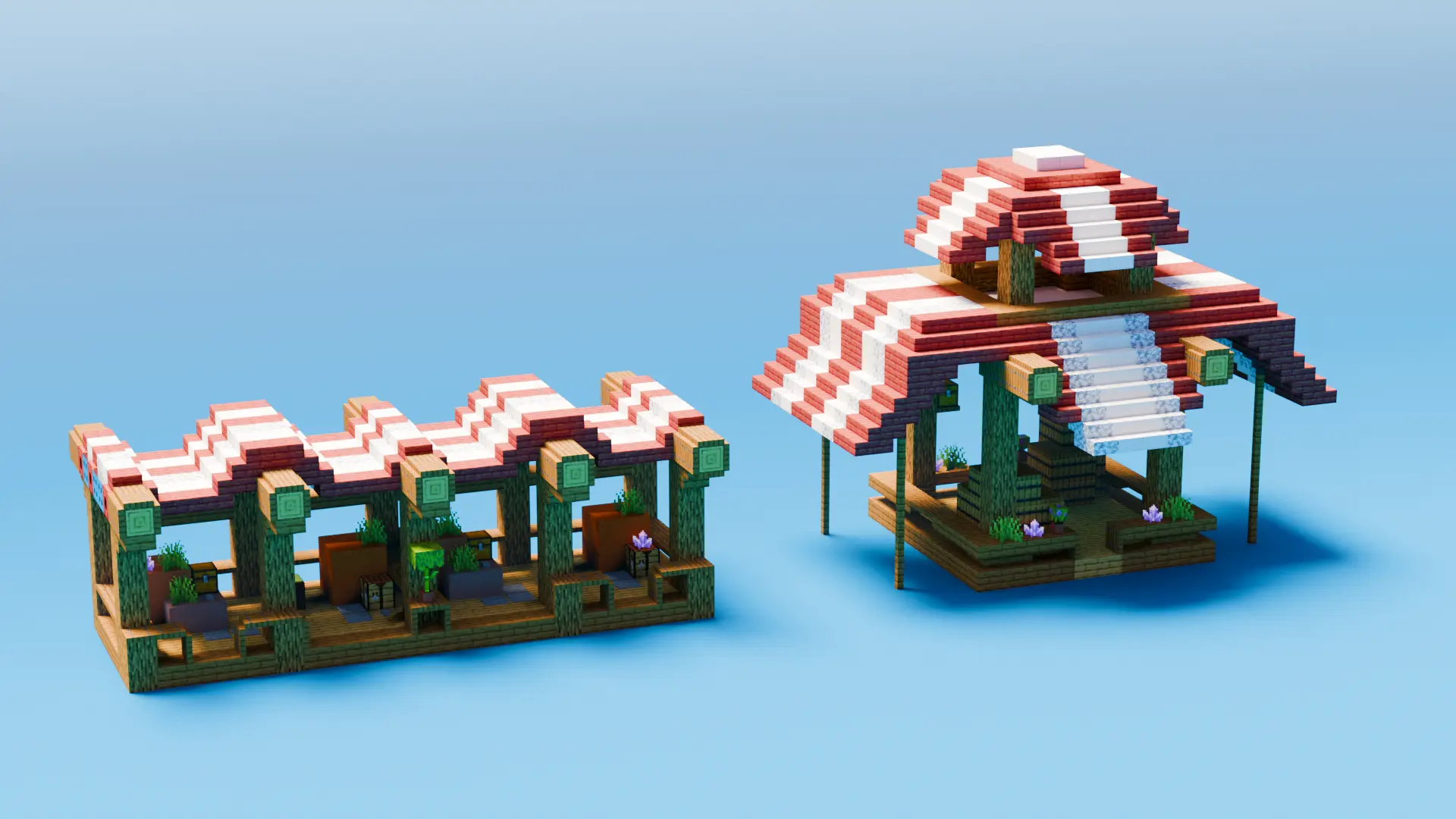 Asset pack | x300+ | Stalls&Tents Builds Asset screenshot 6