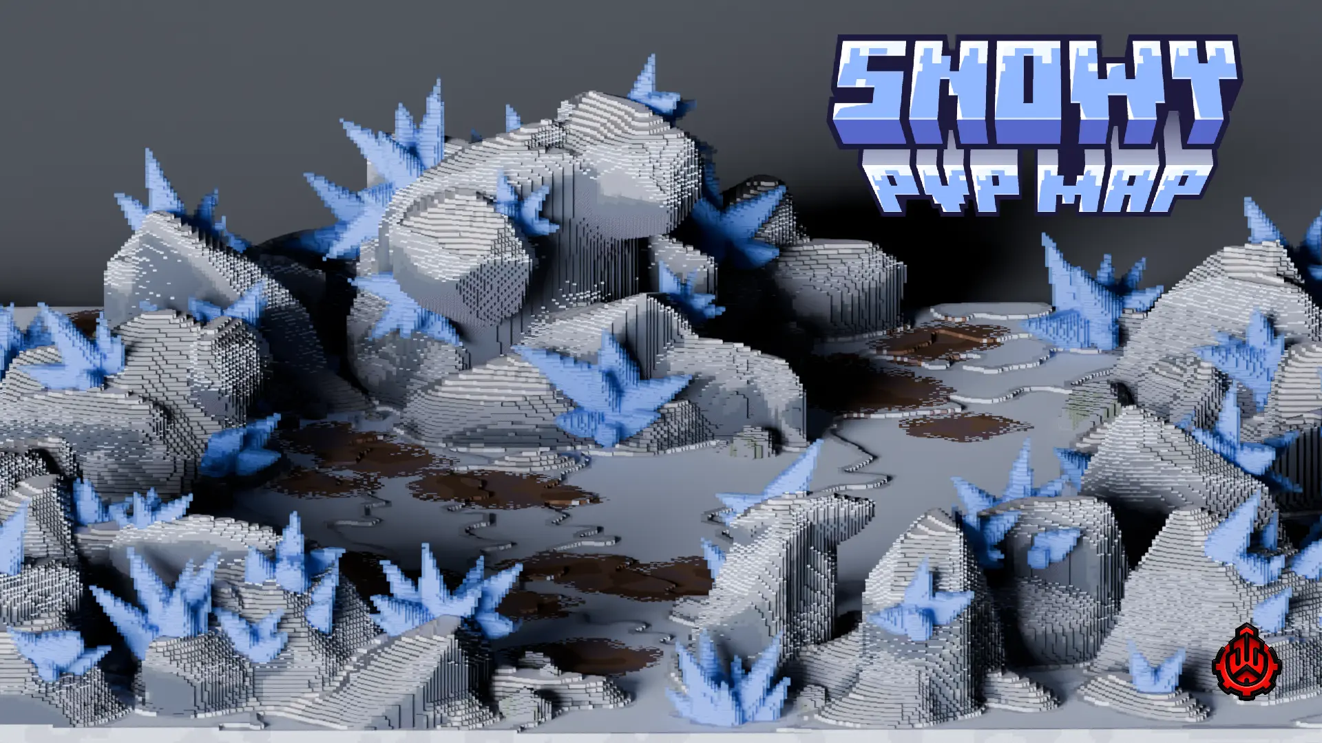 Snowy PvP Map | 500x500