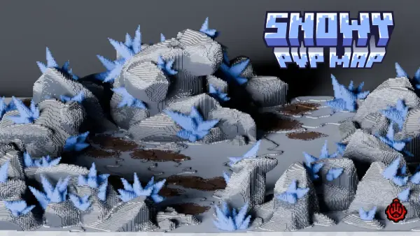 Snowy PvP Map | 500x500