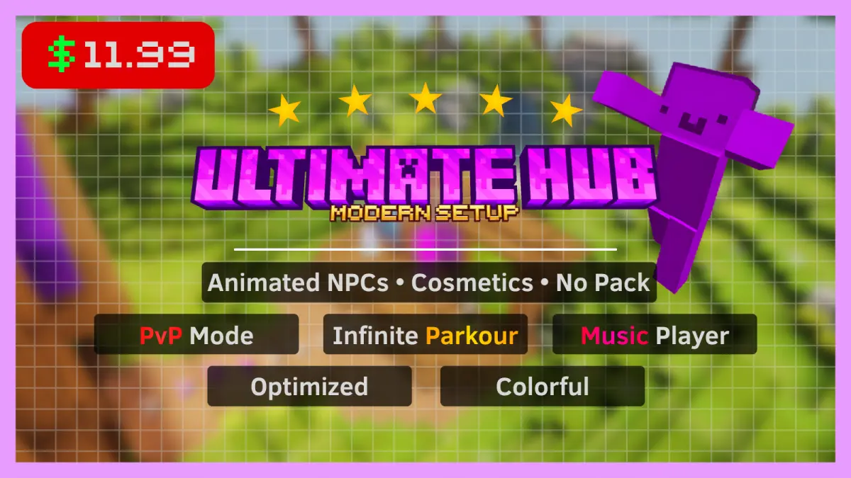 UltimateHubSetup | Modern Animated Lobby