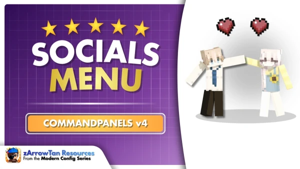 Socials Menu | CommandPanels v4