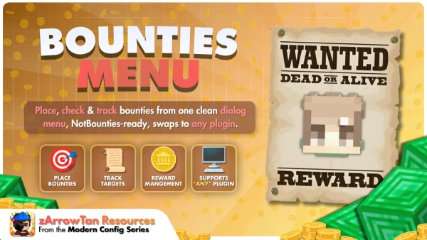 Bounty Master | CommandPanels Dialog GUI