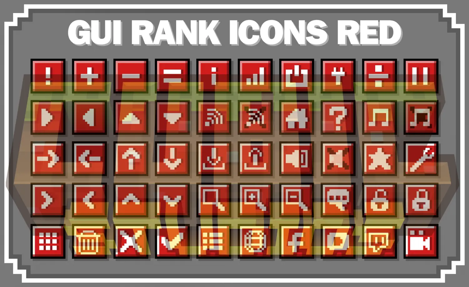 GUI Icons Pack Textures GUI screenshot 4