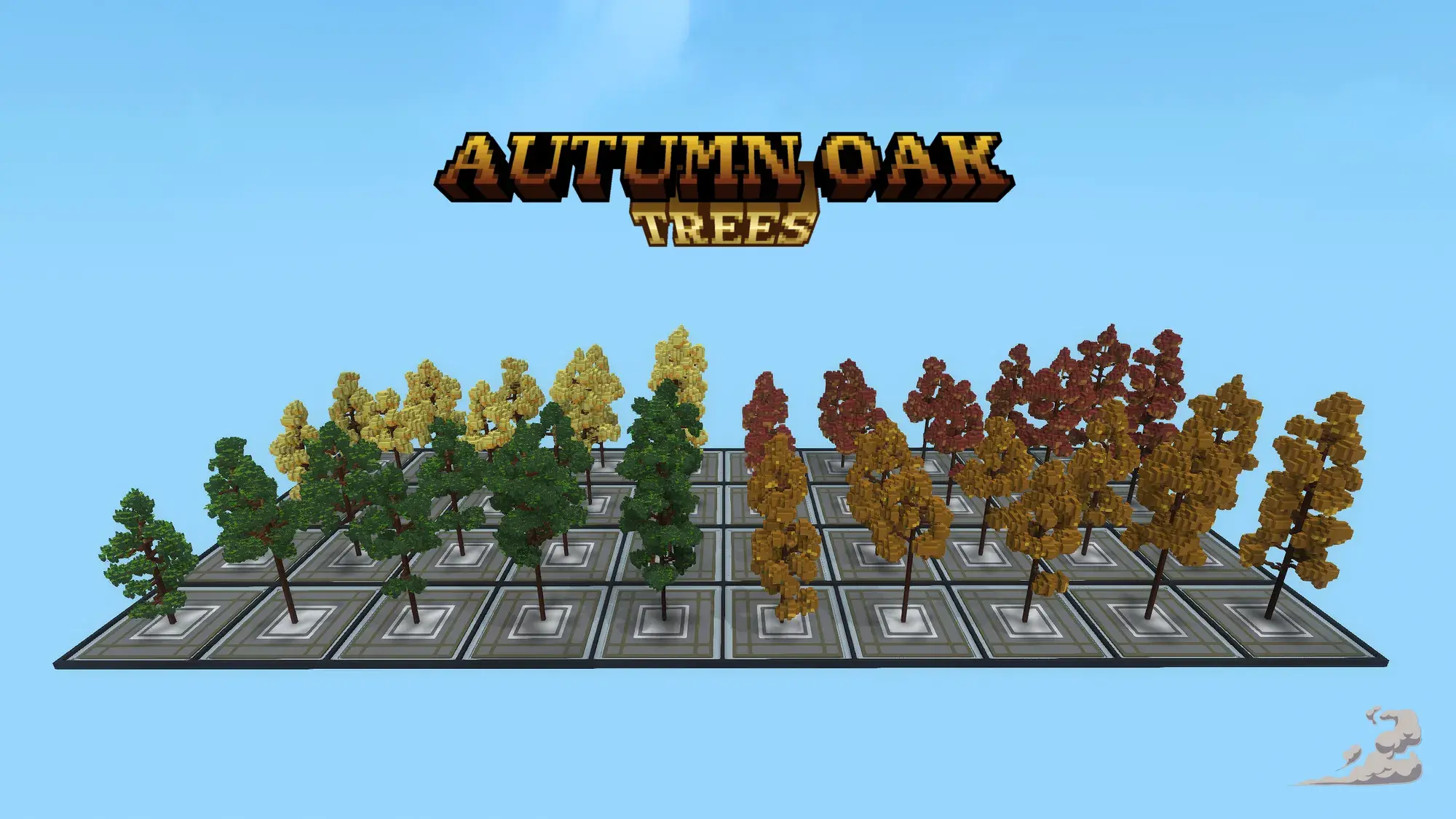 DustyBuilds | Autumn Oak Tree | Pack |