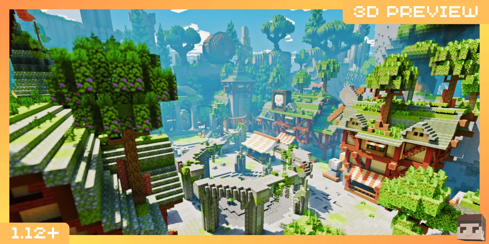 Spawn | 200x200 | Mosshaven Builds Spawn screenshot 1