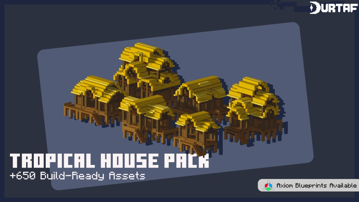  Tropical House Pack +650 Assets
