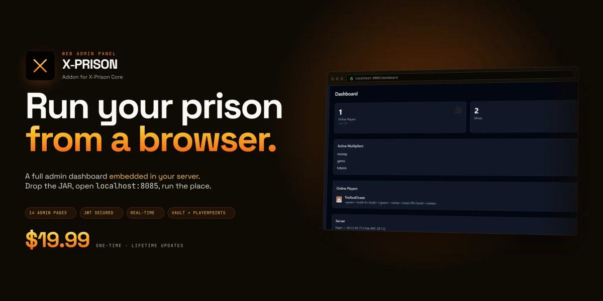 X Prison Core - Web Dashboard
