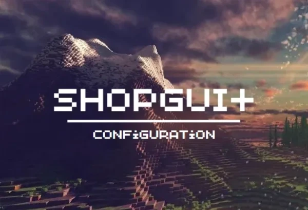 ShopGUI+ Config / Optimized for Economy