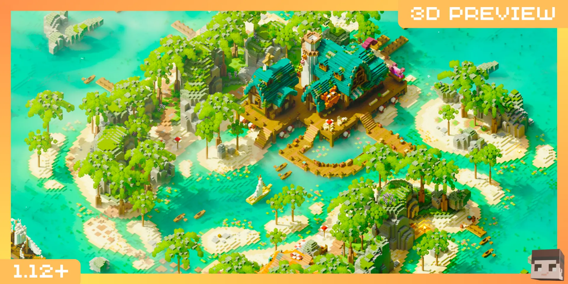 AFK zone | 300x300 | Beach Resort Builds Spawn screenshot 1