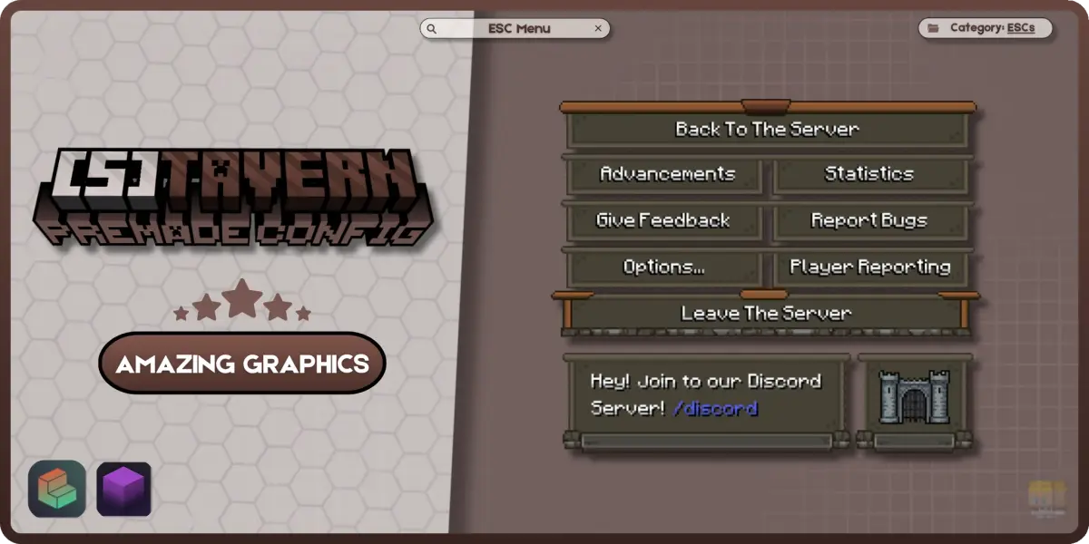 Tavern Config | ESC Menu