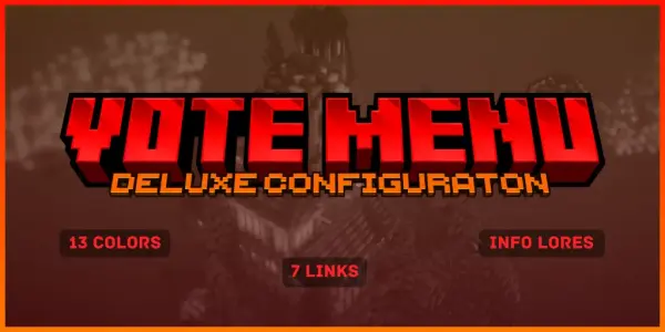 Vote Menu - DeluxeMenus Config