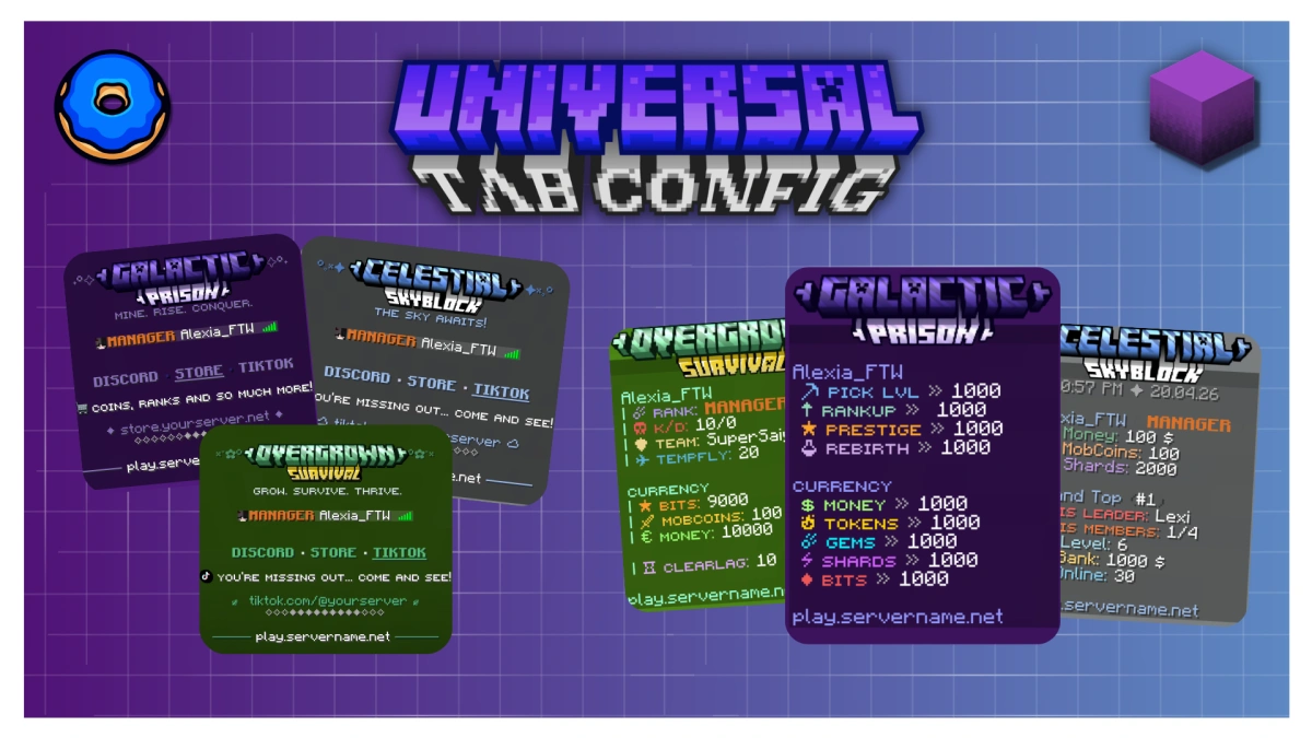 Universal | TAB CONFIG