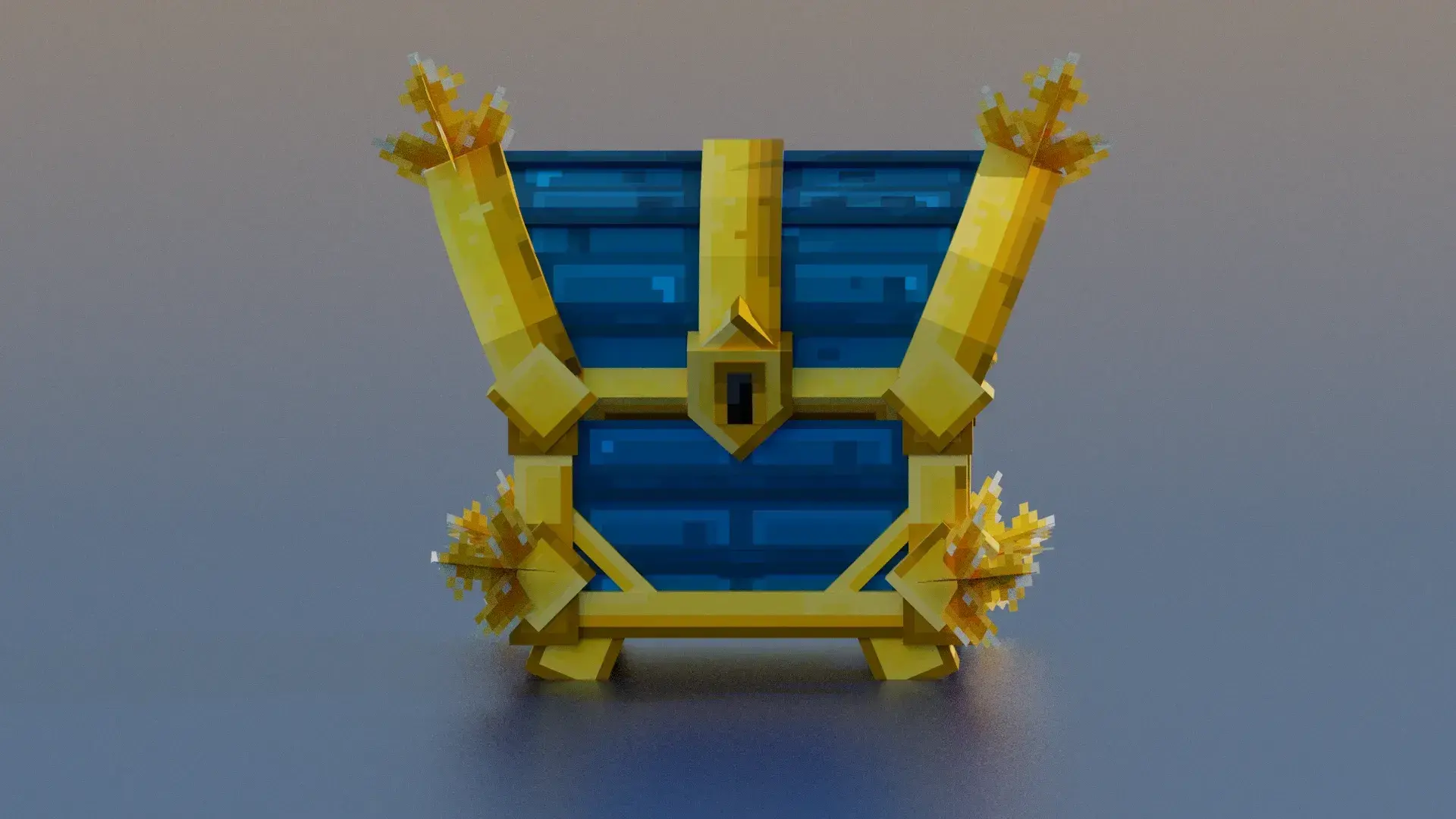 9x Golden Chest Pack Models Crate screenshot 2