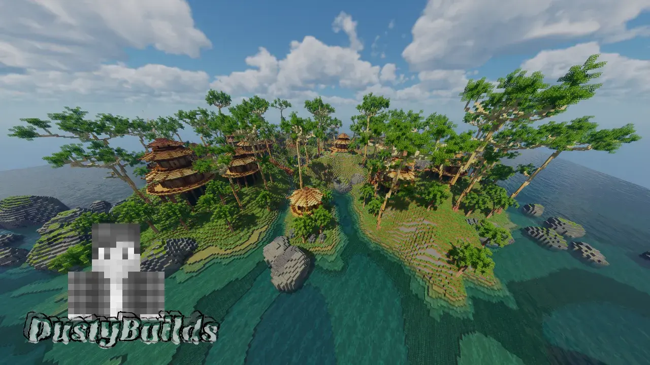 DustyBuilds | Tropical Themed Lobby