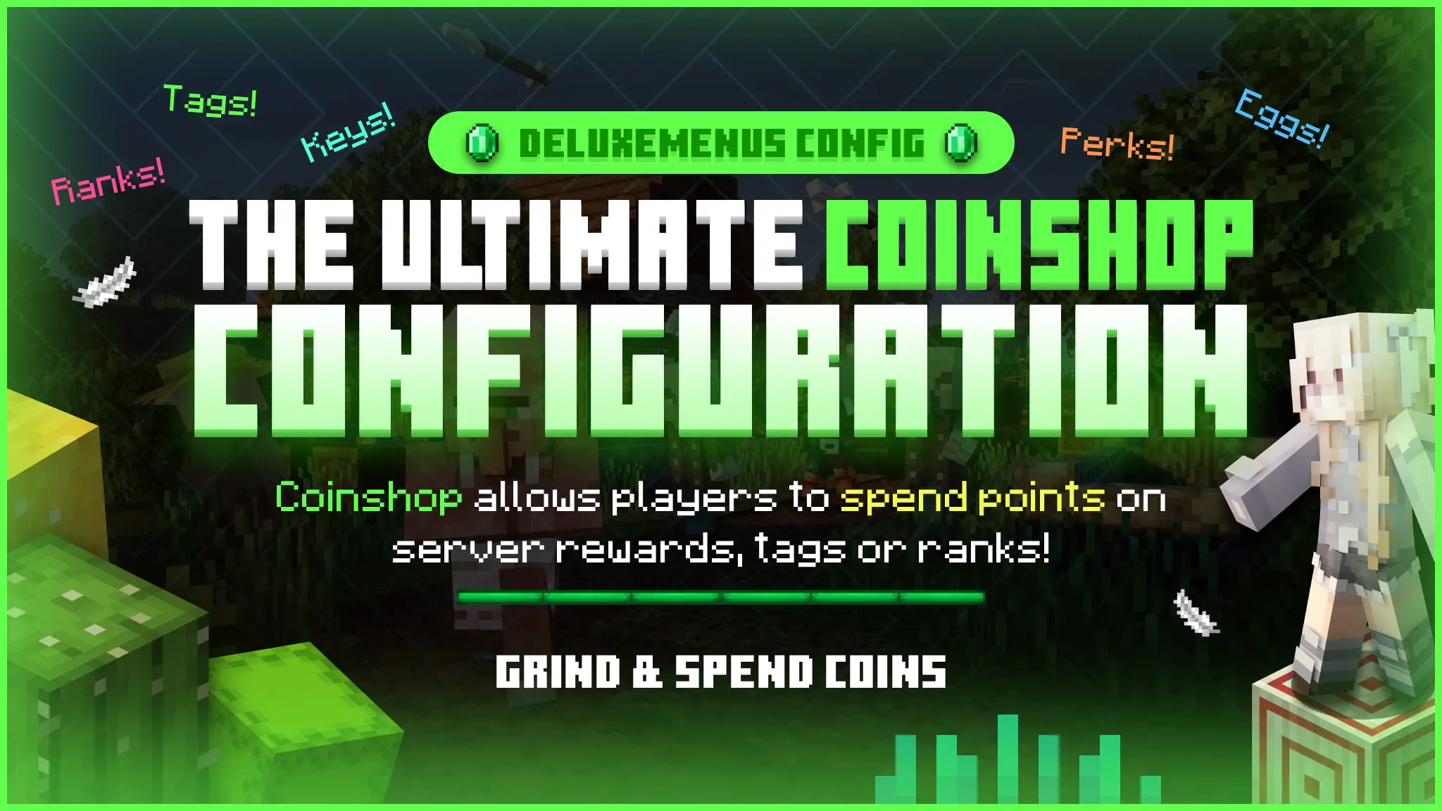 Coinshop - deluxemenus configuration