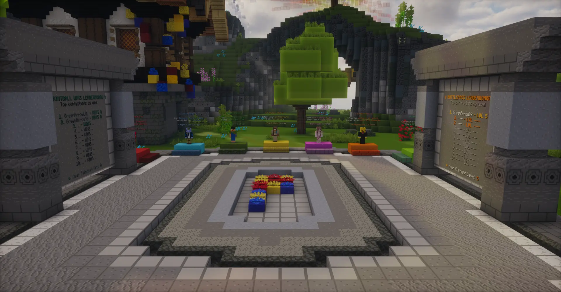 Paintball Lobby | Action Themed Builds Spawn screenshot 3