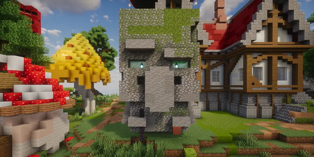 Enchanted Village | Minecraft Spawn Builds Spawn screenshot 7