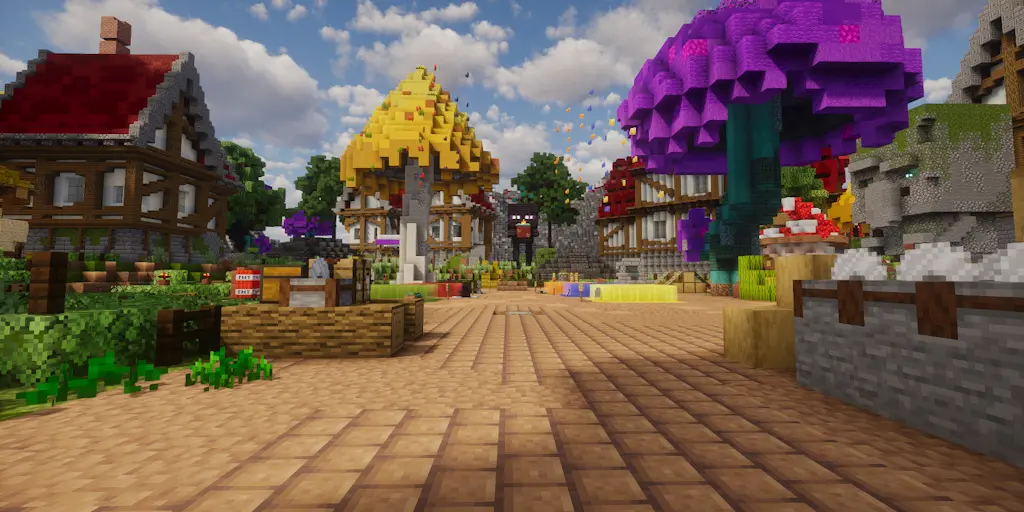 Enchanted Village | Minecraft Spawn Builds Spawn screenshot 8