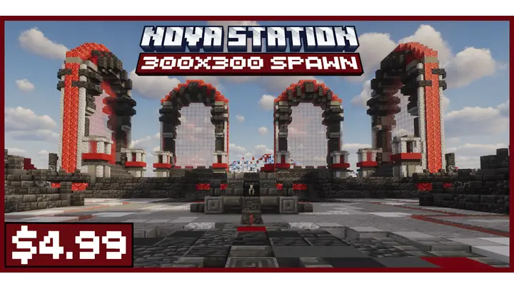 Nova Station Futuristic Space SMP Spawn