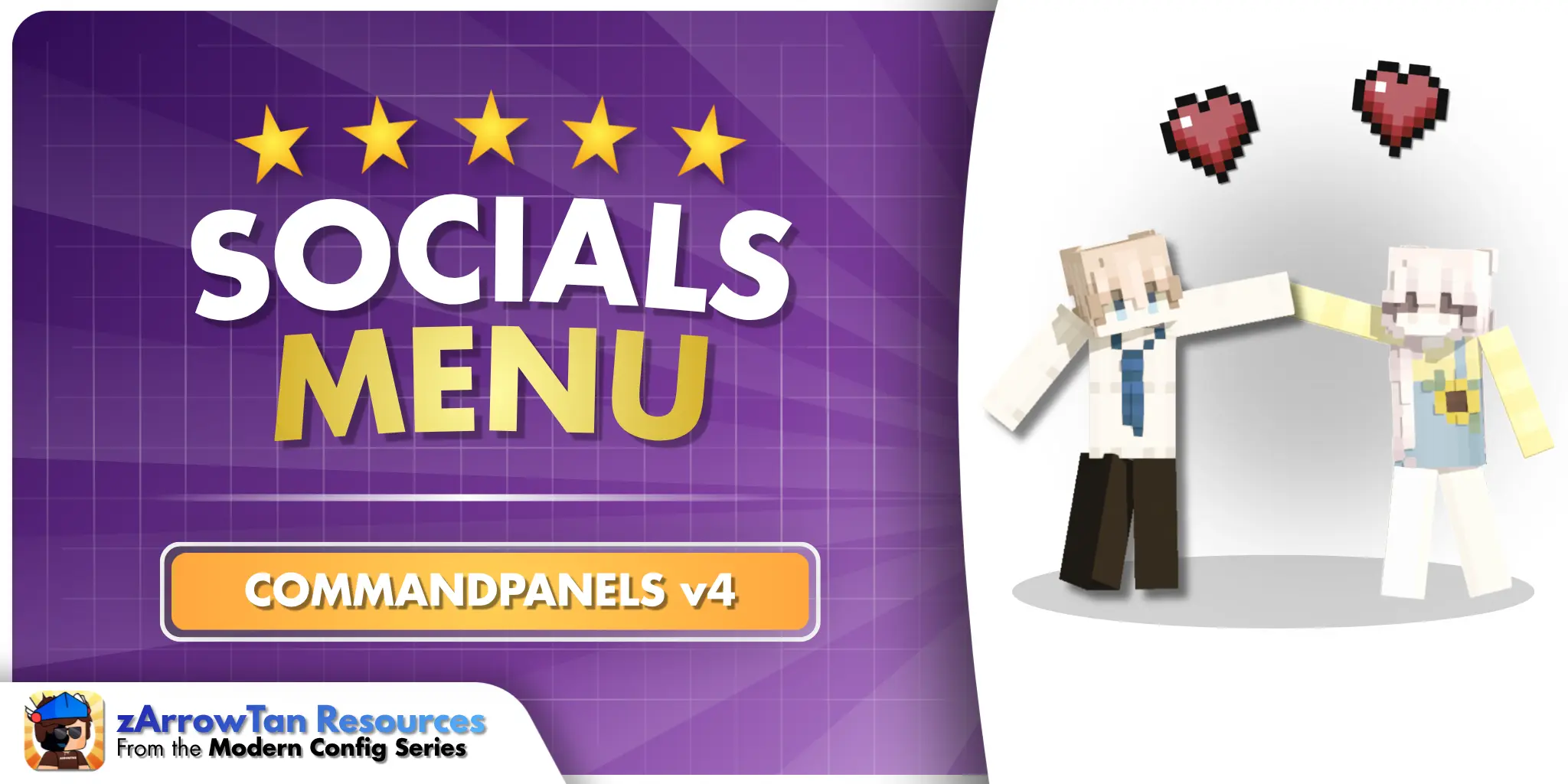 Socials Menu | CommandPanels v4