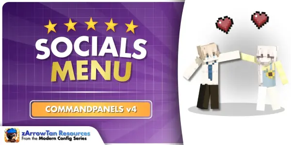Socials Menu | CommandPanels v4