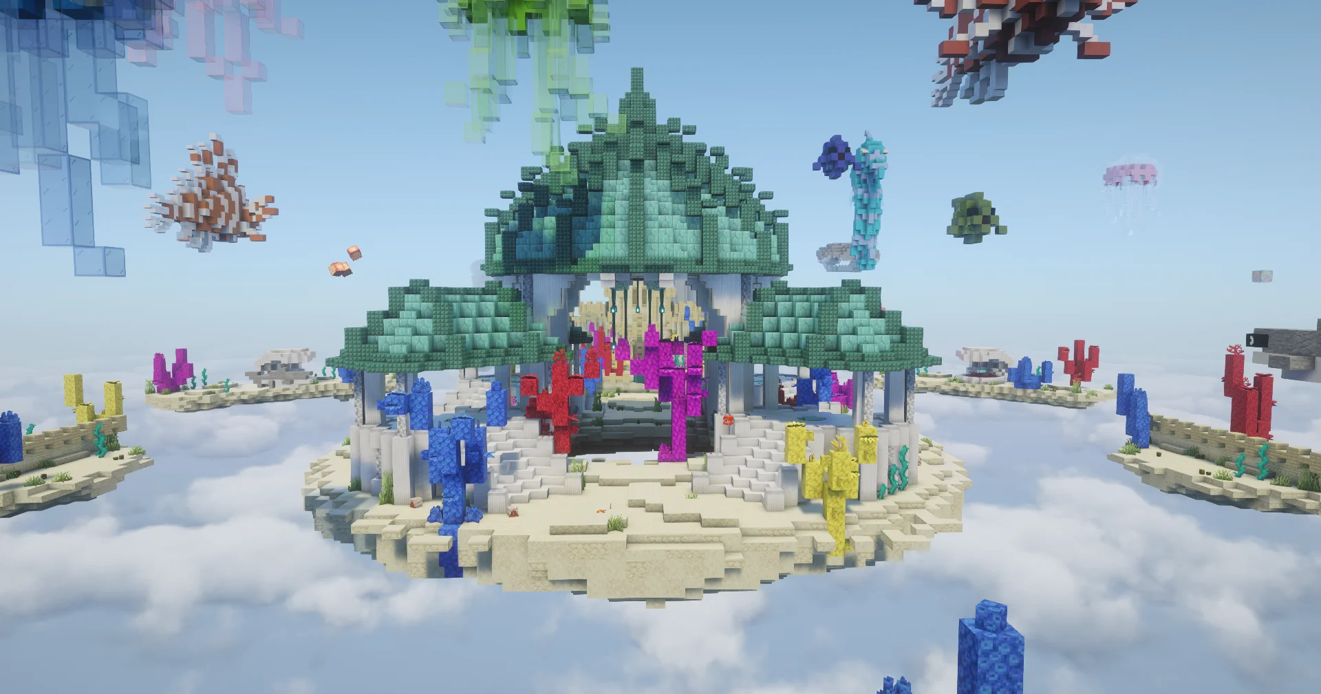 Ocean BedWars Map Minecraft Map