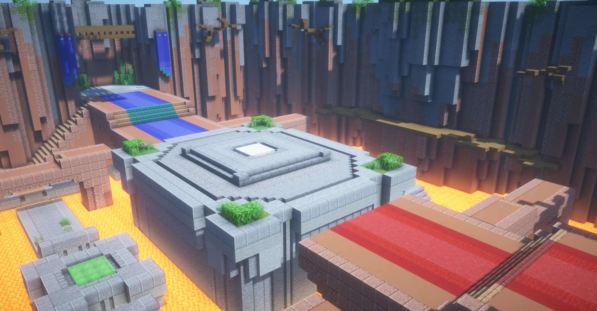 WoolWars Arenas | Ruins & Medieval Builds Arena screenshot 1