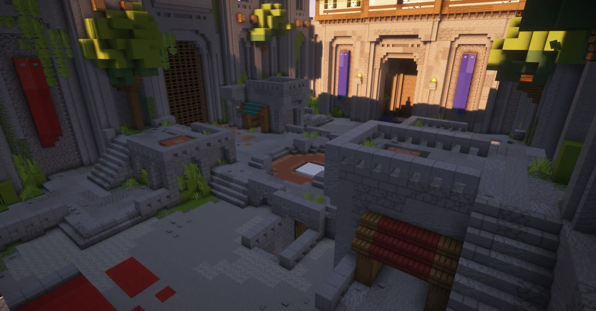 WoolWars Arenas | Ruins & Medieval Builds Arena screenshot 4