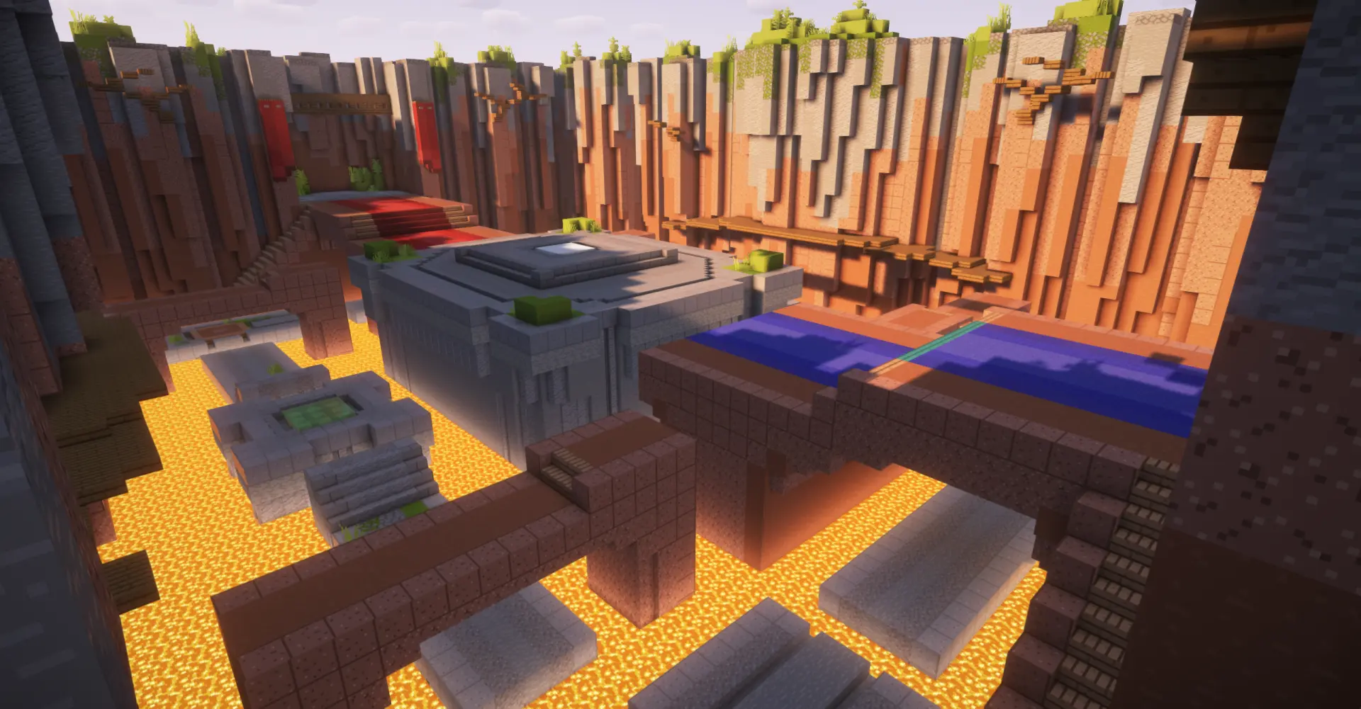 WoolWars Arenas | Ruins & Medieval Builds Arena screenshot 8