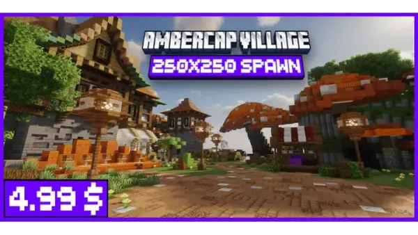 Ambercap Village | Minecraft Spawn