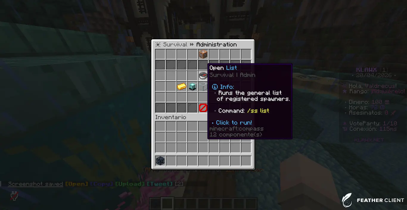 SmartSpawner | Advanced Configuration Configs GUI screenshot 2