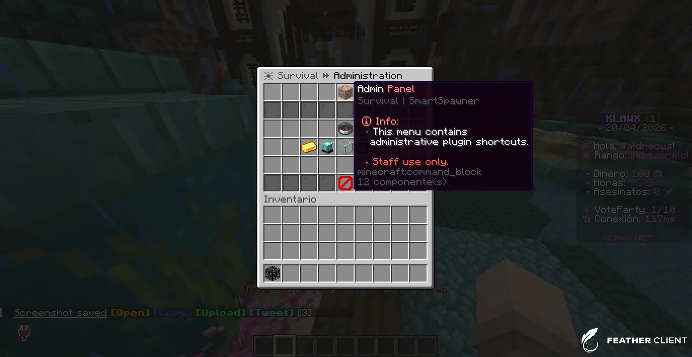 SmartSpawner | Advanced Configuration Configs GUI screenshot 3