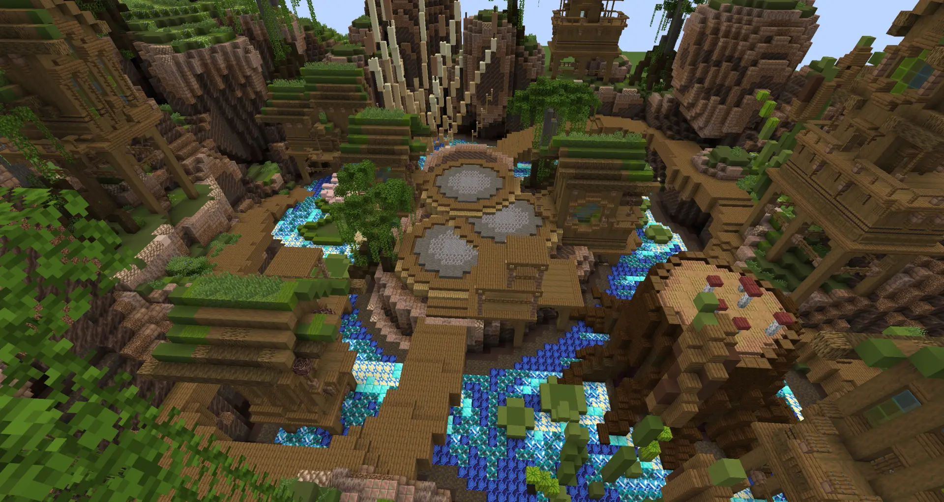 Cyber/Swamp Arenas 100x100 Builds Arena screenshot 2