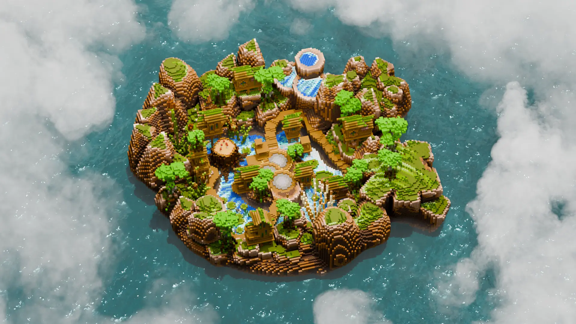 Cyber/Swamp Arenas 100x100 Builds Arena screenshot 1