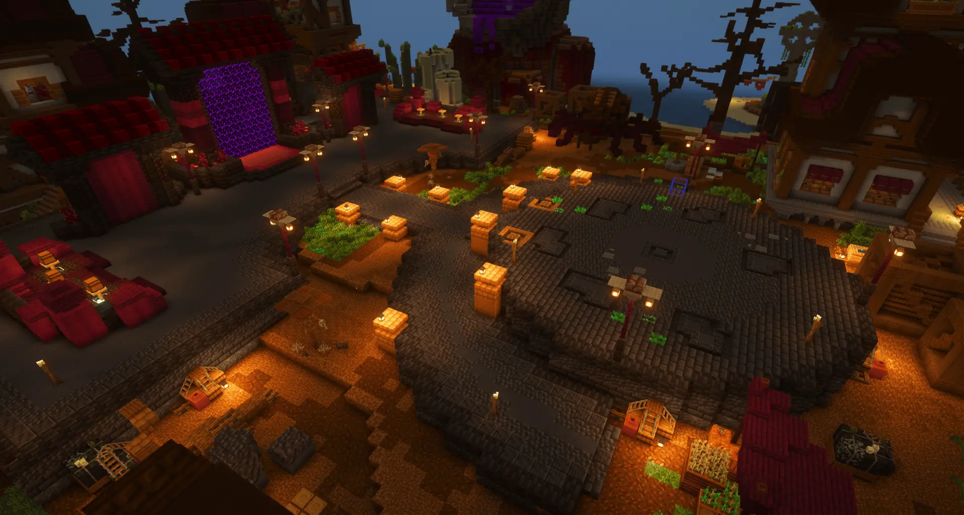 Halloween Lobby + Farm Zone | 250x250 Builds Spawn screenshot 1