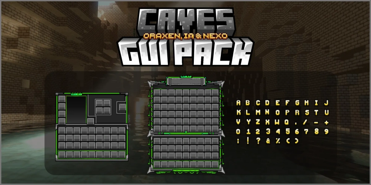 Cave GUI Pack | Oraxen, IA & Nexo