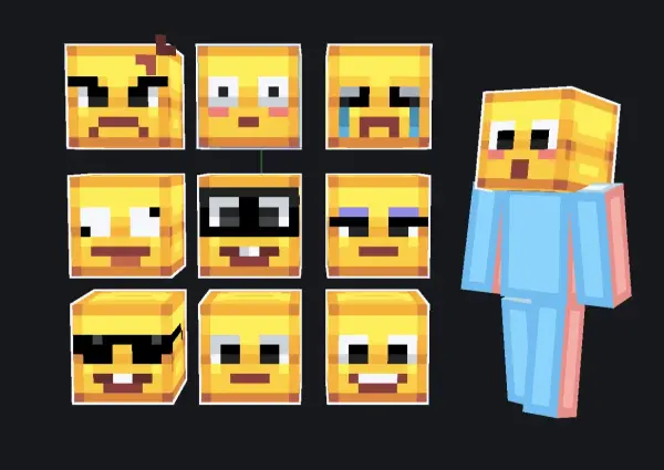 Free Cosmetic Emoji Hats 3D Model Pack v1.0